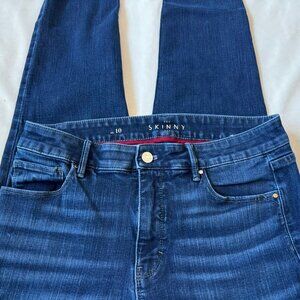White House Black Market the Skinny jeans size 10